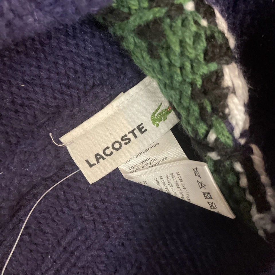 Gorro Lacoste púrpura talla única Foto 3 de 4