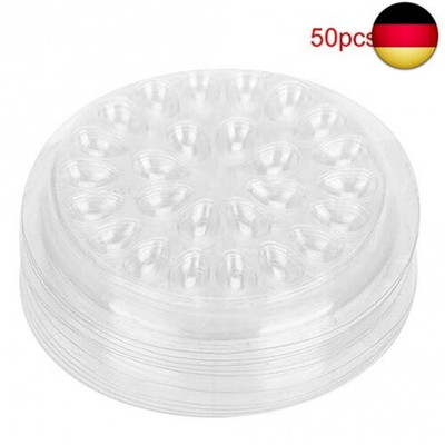 Wimpernkleber Halter, 50 Stücke Einweg Wimpernkleber Halter Transparent