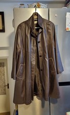 Cool & Calm Damen Ledermantel Gr. 40 Braun Echt Leder Neuwertig Top