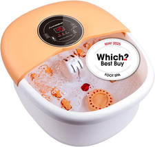 Großes Fuß Spa Bad Massagegerät mit Wärmeblasen Massage FM660 Heizung Temperatur 