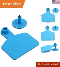 Blank Ear Tags for Cattle Livestock Ear Tags for Cows Hogs Sheep, 100 Pieces ...