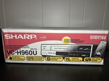 Sharp VCR Model#VC-H960U VHS Player 4 Head Hi...