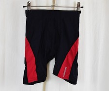 DEVOROPA Boys Swim Jammers Youth Competitive Swim Team Trunks Black/Red Size S