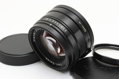 CONTAX Carl Zeiss Planar 45mm F2 T* Rare Black G1 G2 (Free returns
