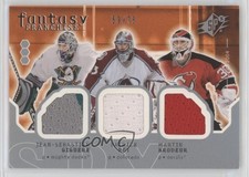 2003 SPx Fantasy Franchise 53/75 Jean-Sebastien Giguere Patrick Roy #GRB HOF 6ab