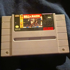 Nintendo Bulls vs Blazers and the NBA Playoffs SNES Cartridge NTSC-U/C