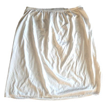 Vanity Fair Off White Half Slip Beige Vintage Small Side Slit 20  