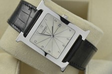 Ladies Hermes Heure H Quartz Stainless Steel Beige Dial Watch HH1.810 8