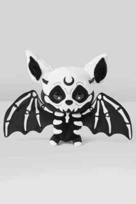 Killstar Batbone Plush Toy Black/ White Kreepture Bat Skeleton