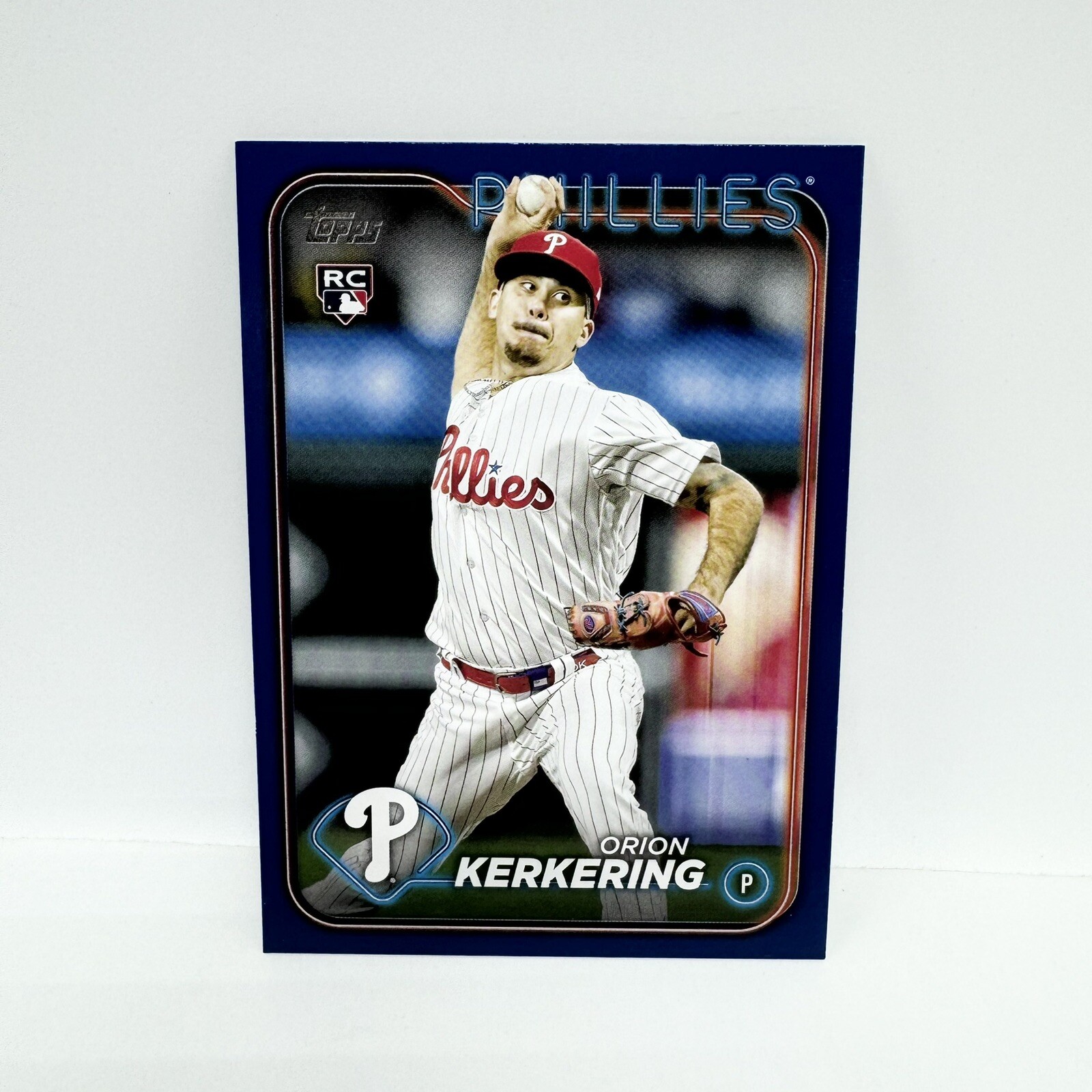 2024 Topps Series 2 Orion Kerkering Royal Blue Border Rookie Card RC #520