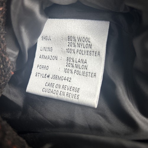 Jones New York Sport Peacoat Damen Größe 8 Braun Wolle Zweireiher Gefüttert - Bild 3 von 9