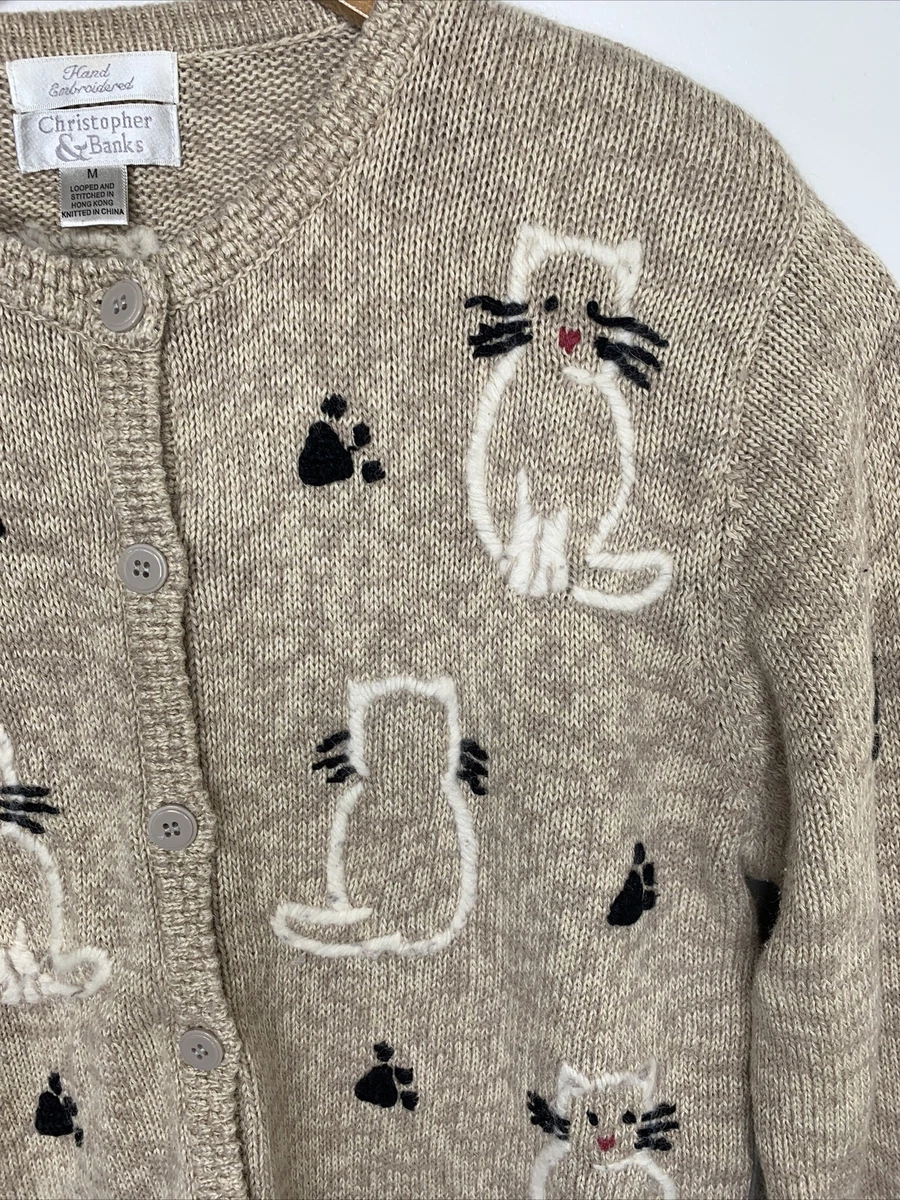 Womens cat clearance sweater