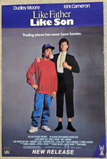 1988 Like Father Like Son Video Movie Poster 27X40 Rolled 1 Sheet   Kirk Cameron