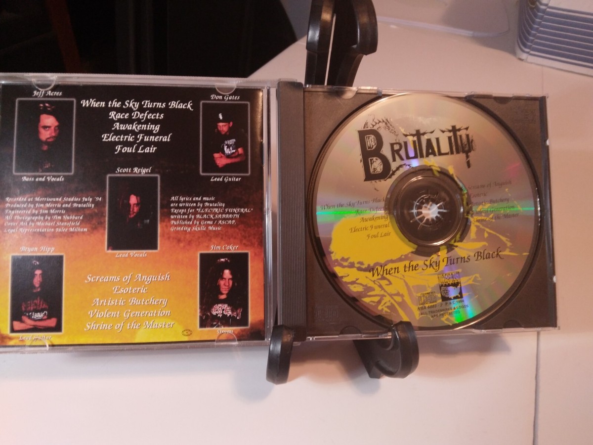 BRUTALITY WHEN THE SKY TURNS BLACK CD | eBay