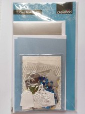 To zestawy kart ze wszystkim czego potrzebujesz do wykonania 4 KART Niebieski