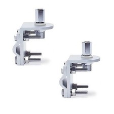 Pro Trucker Lot of 2 3 Way Aluminum Cb or Ham Antenna Aluminum Mirror Mount