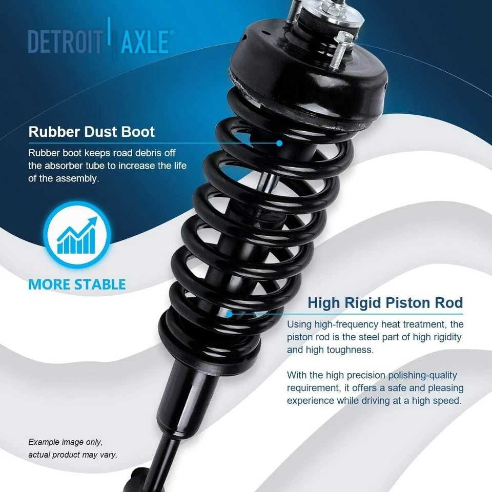 Amortiguador de puntales delanteros traseros muelles helicoidales para Ford Explorer Mercury Mountaineer Foto 4 de 4