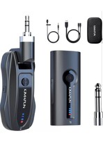 KIMAFUN 2.4G Kabelloses Lavaliermikrofon, kab...