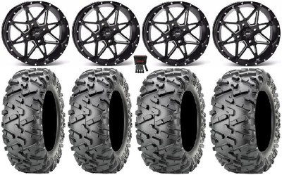 ITP Tornado 14'' Wheels Black 26'' BigHorn 2.0 Tires Honda Pioneer