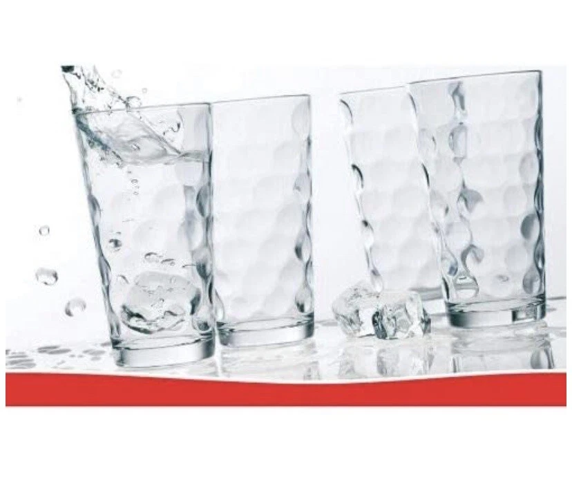 Home Essential Set Of Four 17 0z Cooler Glasses