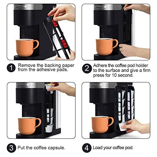 Acrylic Keurig Pod Stand Acrylic Coffee Station Organizer