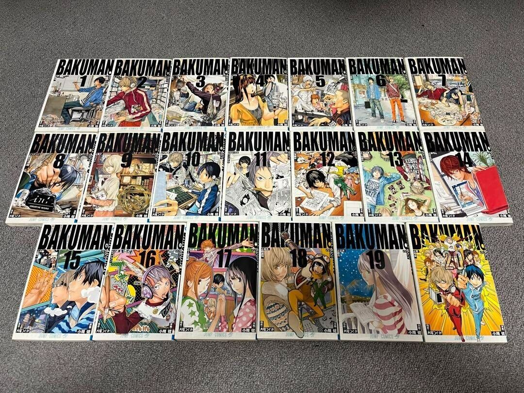 Bakuman Vol.1-20 Set Japanese Version Manga Comic Obata Ken Bakuman Vol.1-20 Set Japanese Version Manga Comic Obata Ken