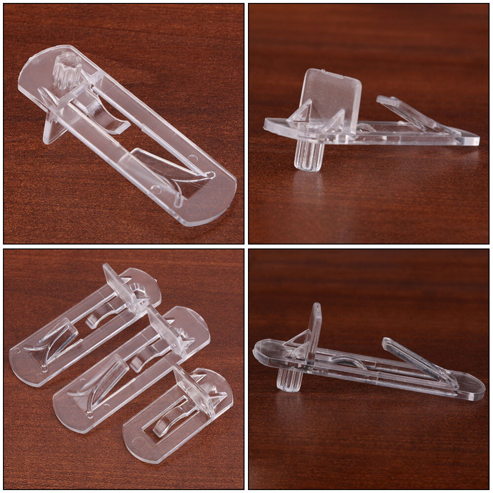 30 pcs Locking Shelf Clips Shelf Support Pegs Shelving Brackets