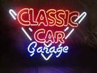 24"x20" Classic Car Garage Flex Led Neon Sign Light Gift Show Man Cave Display