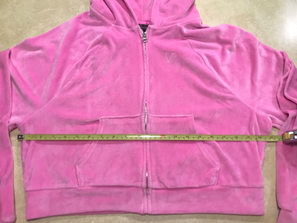 Sweat Crop Rouge Victoria's Secret PINK Taille M – Cordon De Serrage