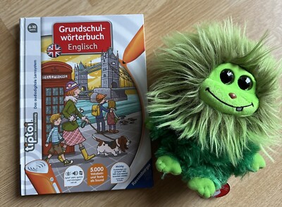 tiptoi Grundschulwörterbuch Englisch 6-10 Jahre -NEU- + GRATIS Plüschtier dazu