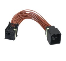 Full Pins Wire Harness For GM Aux CD Changer Navigation 15CM Black