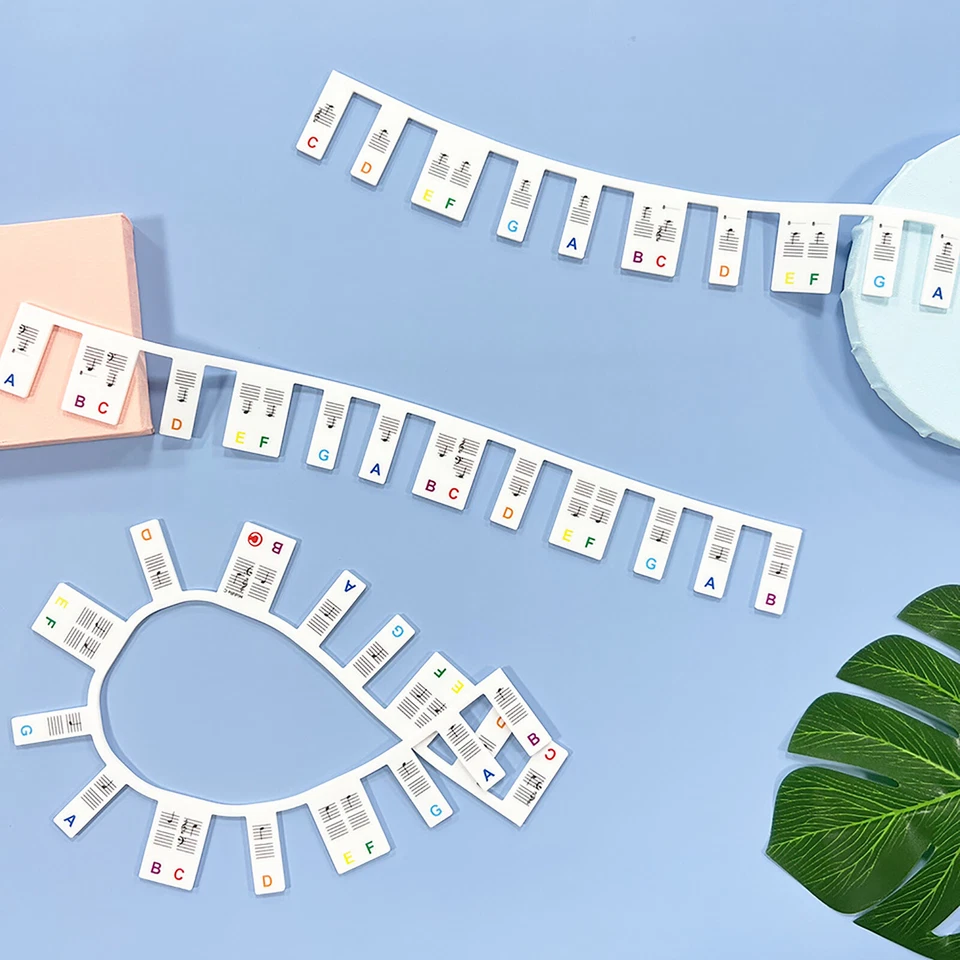 Removable Piano Keyboard Note Labels Reusable Piano Stickers 88 Key Guide Marker - image 2 of 4