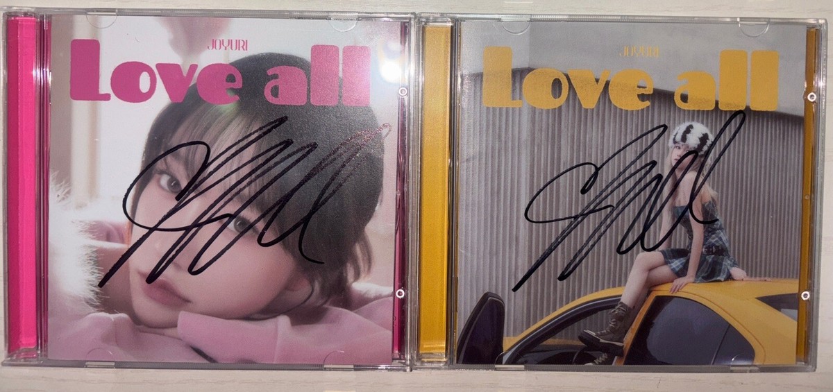 IZ*ONE JO YURI [Love all] Autographed Signed Album Full Set IZONE