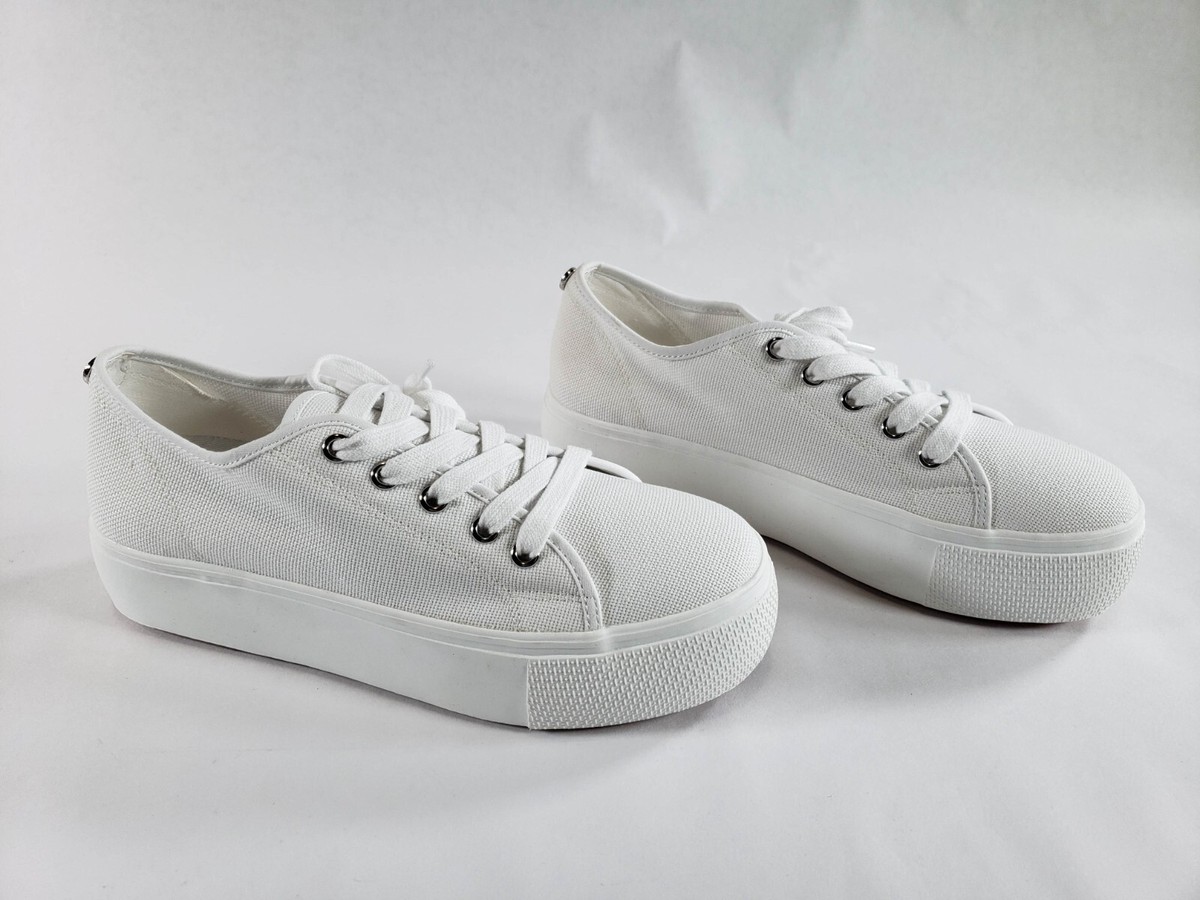 Steve Madden Women's Elore Sneaker White 8.5 M US | eBay