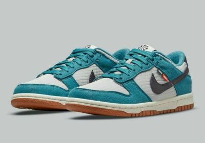 Nike Dunk Low SE GS Size 5.5Y Riftblue/Cave Purple-Grey Fog DC9561-400 