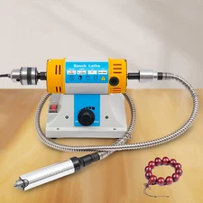 Pro Jewelry Bench Polisher Bench Lathe Polishing Buffer Grinder Buffing Machine