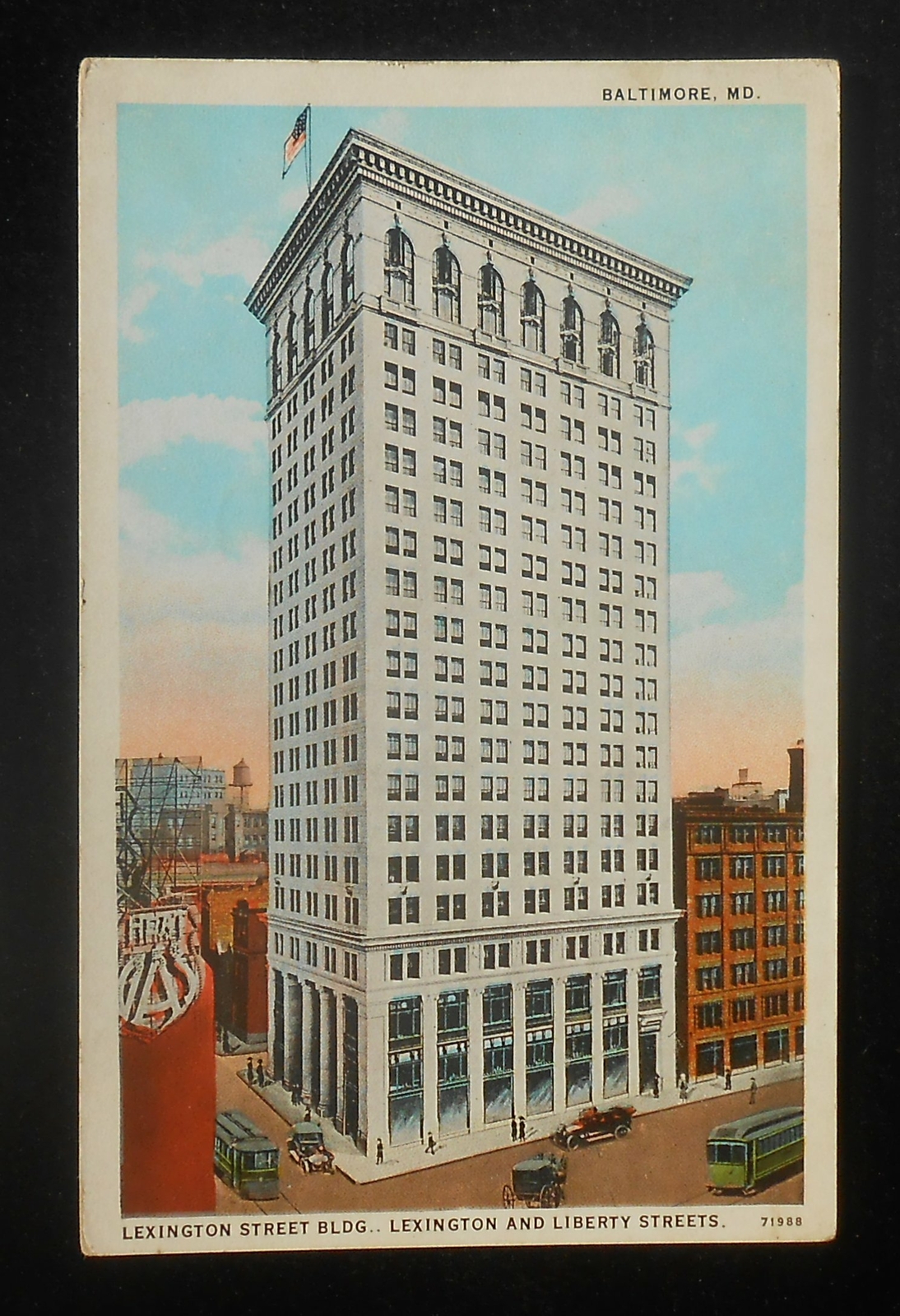 1927 RARE POSTMARK Hendrysburg OH Lexington Street Bldg. Liberty St ...