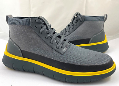 Cole Haan Men's 7.5 Zerogrand GENZG STL High top Sneakers Shoes Gray $160 MINT
