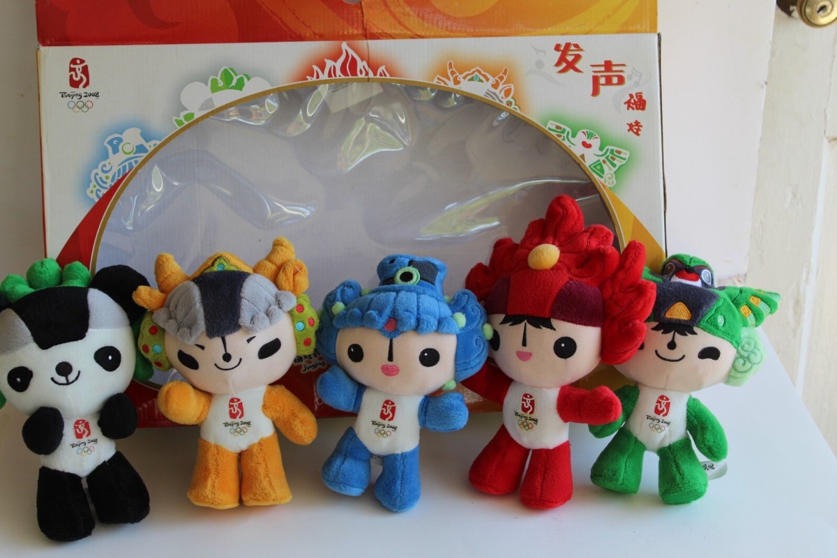 Rare Original BEIJING 2008 Olympic Games Mascot Plush