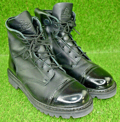 Rocky Side Zip Leather Paratrooper Combat Jump Boots Men S Size 7 M 129 Ebay