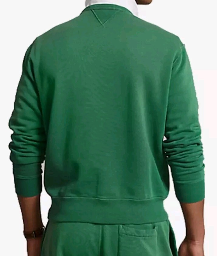 Polo Ralph Lauren Green Polo RL TIGERS Athl Div Graphic Crewneck