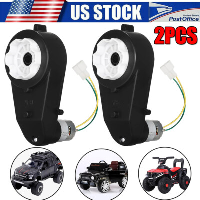 #ad #ad 2Pcs RS550 Gear Box Motor 12V 30000RPM Electric Ride on Car Gearbox with Motor $31.96