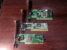 LOT of 3 10/100 PCI Network Adapters 1-Linksys 2-Realtek