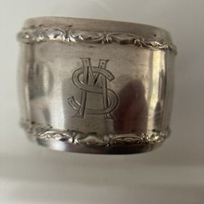 &auml;lterer Serviettenring 800 Silber mit Juwelierzeichen