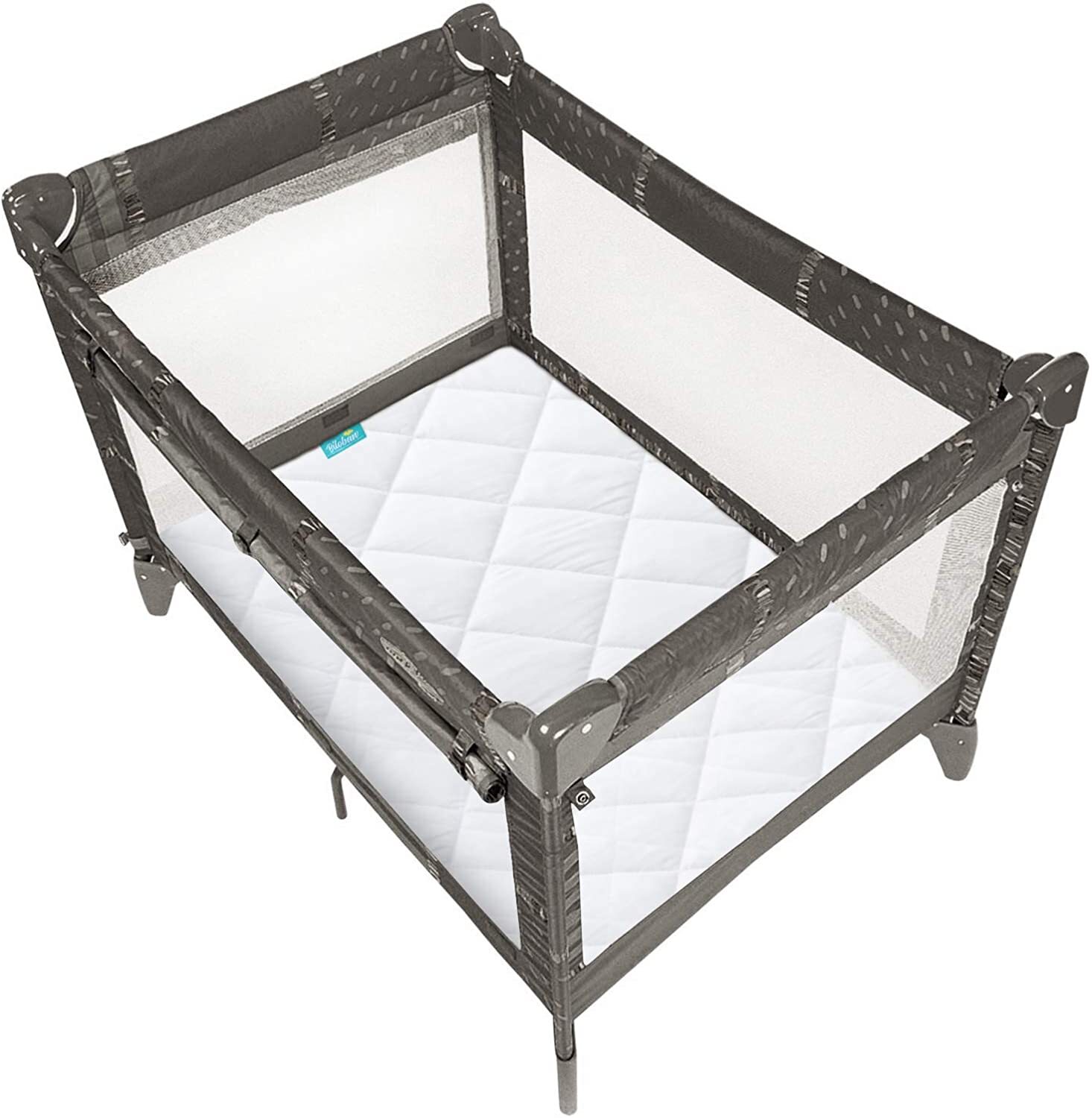 Zippered Mini Crib Mattress Protector Waterproof Playard Mattress