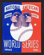1945 CUBS vs. TIGERS World Series Program | Robert Opie REPRINT #443 of 1,000