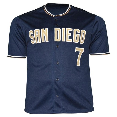 Chase Headley Signed San Diego Blue Baseball Jersey (JSA) - Picture 3 of 3