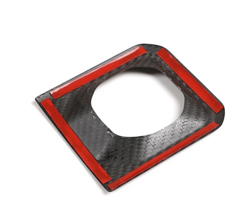 Cubierta de panel de cambio de marchas de fibra de carbono seca real apta para Land Rover Defender 110 Foto 3 de 4