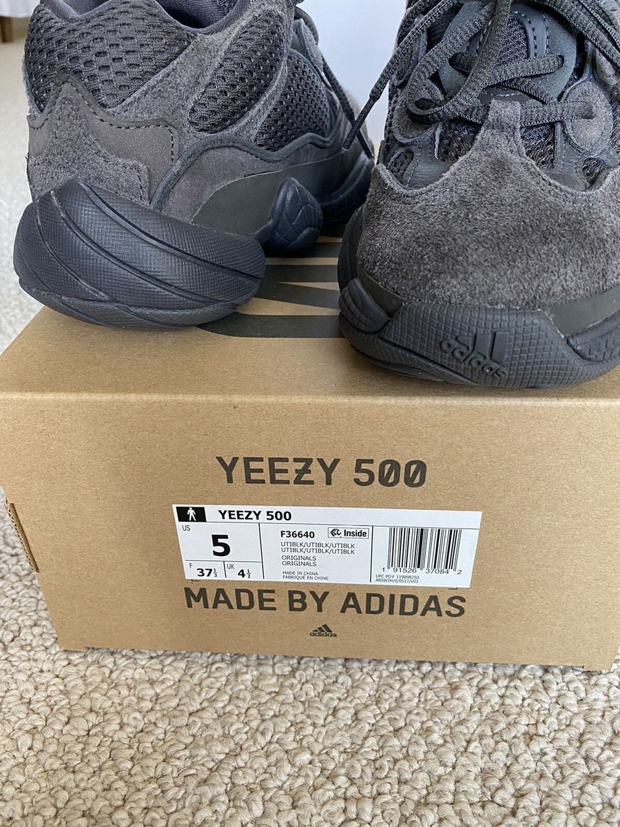 Adidas Yeezy 500 Utility Black Men's Size 5 ! | eBay Adidas Yeezy 500 Utility Black Men's Size 5 ! | eBay