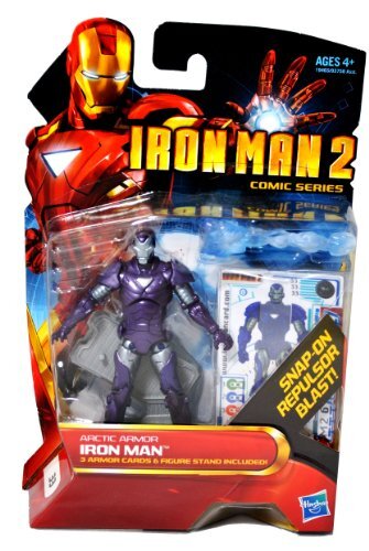 Hasbro Iron Man 2 Comic Series 4 Inch Action Figure #33 Arctic Armor Iron Man